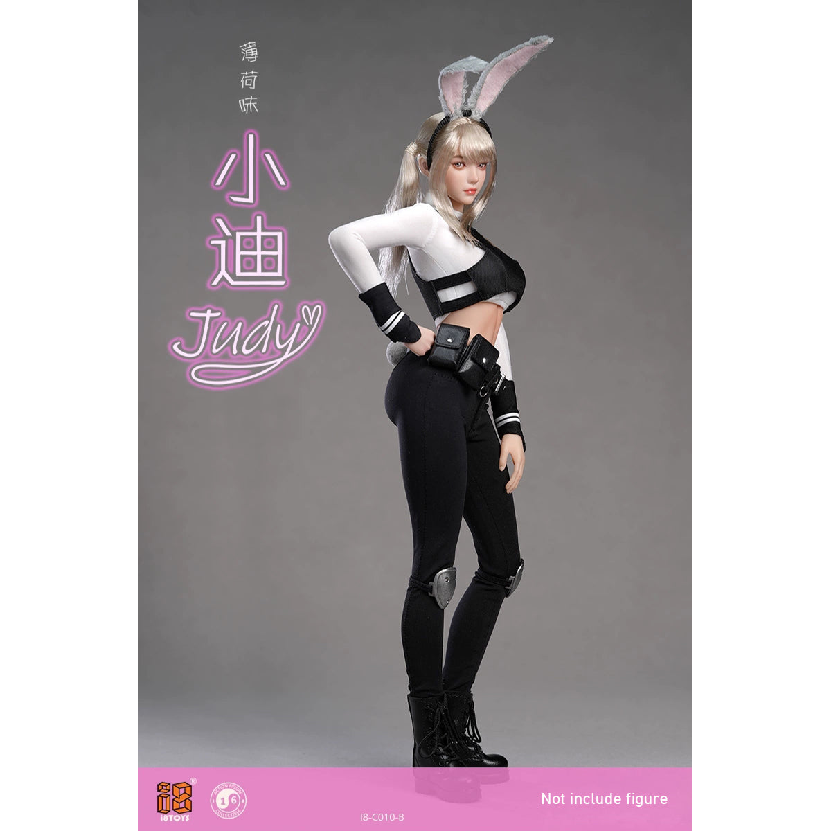 I8TOYS, Mint Flavor - Judy Head Sculpt and Costume Set, Accessory Pack for 12-inches Figure