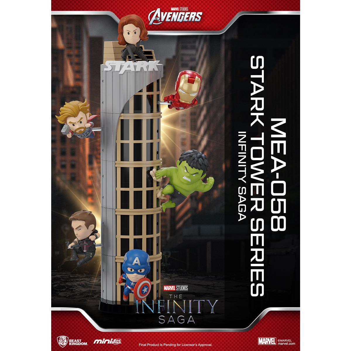 Beast Kingdom MEA-058 The Infinity Saga Stark Tower Series Randomly Single Blind Box Figure