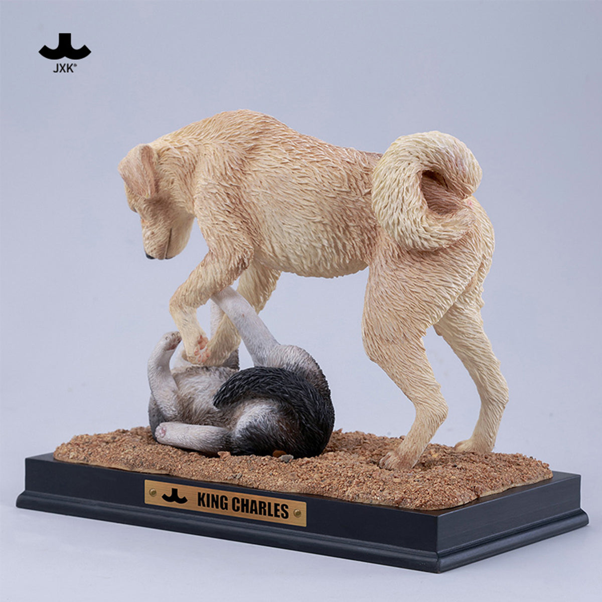 JXK, King Charles, Static Dog Animal Figurine