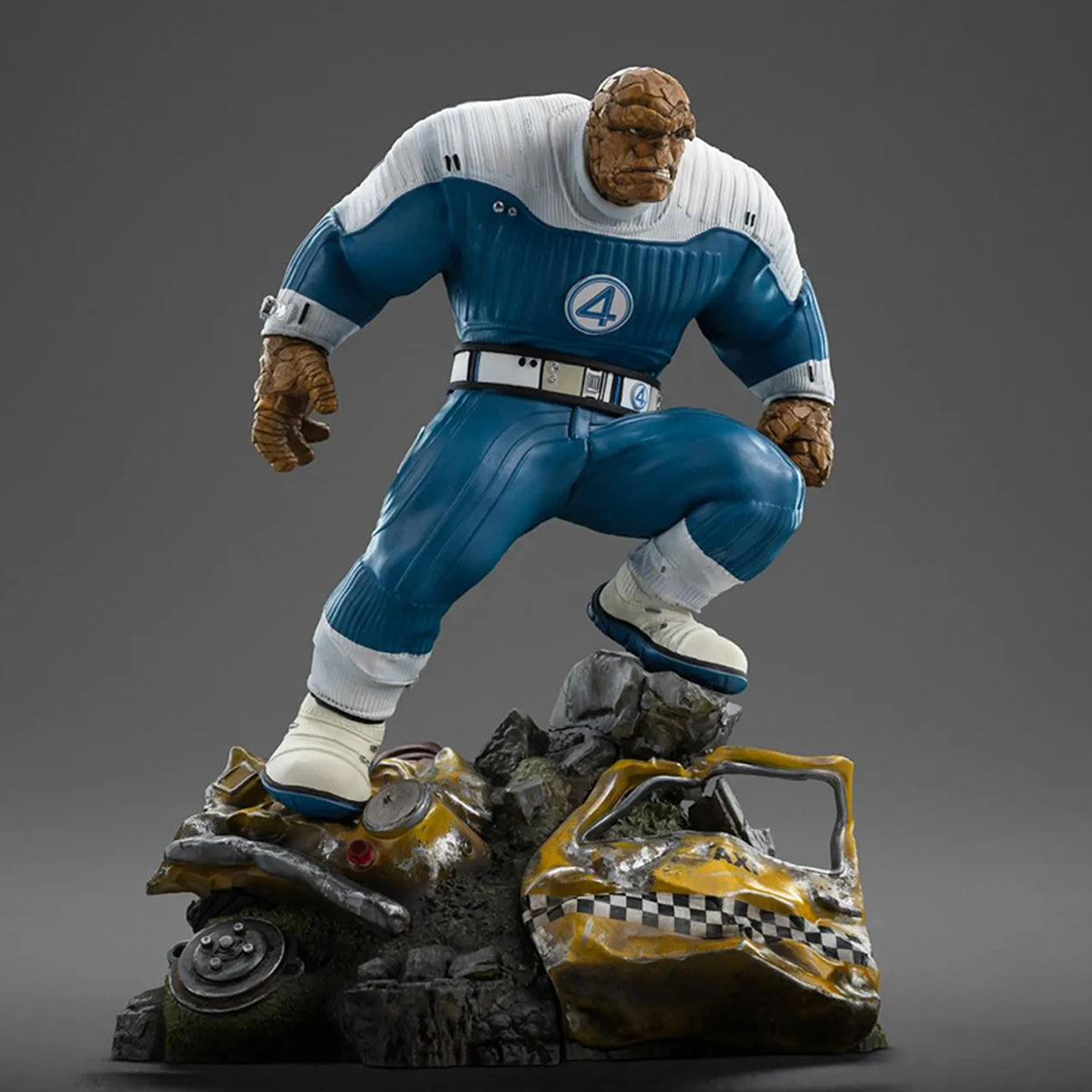 Iron Studios The Fantastic Four: First Steps - Mister Fantastic & Invisible Woman & Thing & Human Torch Art Statue