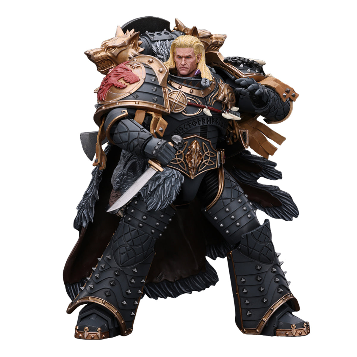 (Only Shipped to the US) JOYTOY The Horus Heresy Space Wolves Leman Russ Primarch of the VIth Legion JT6137 Warhammer 1/18 Action Figure