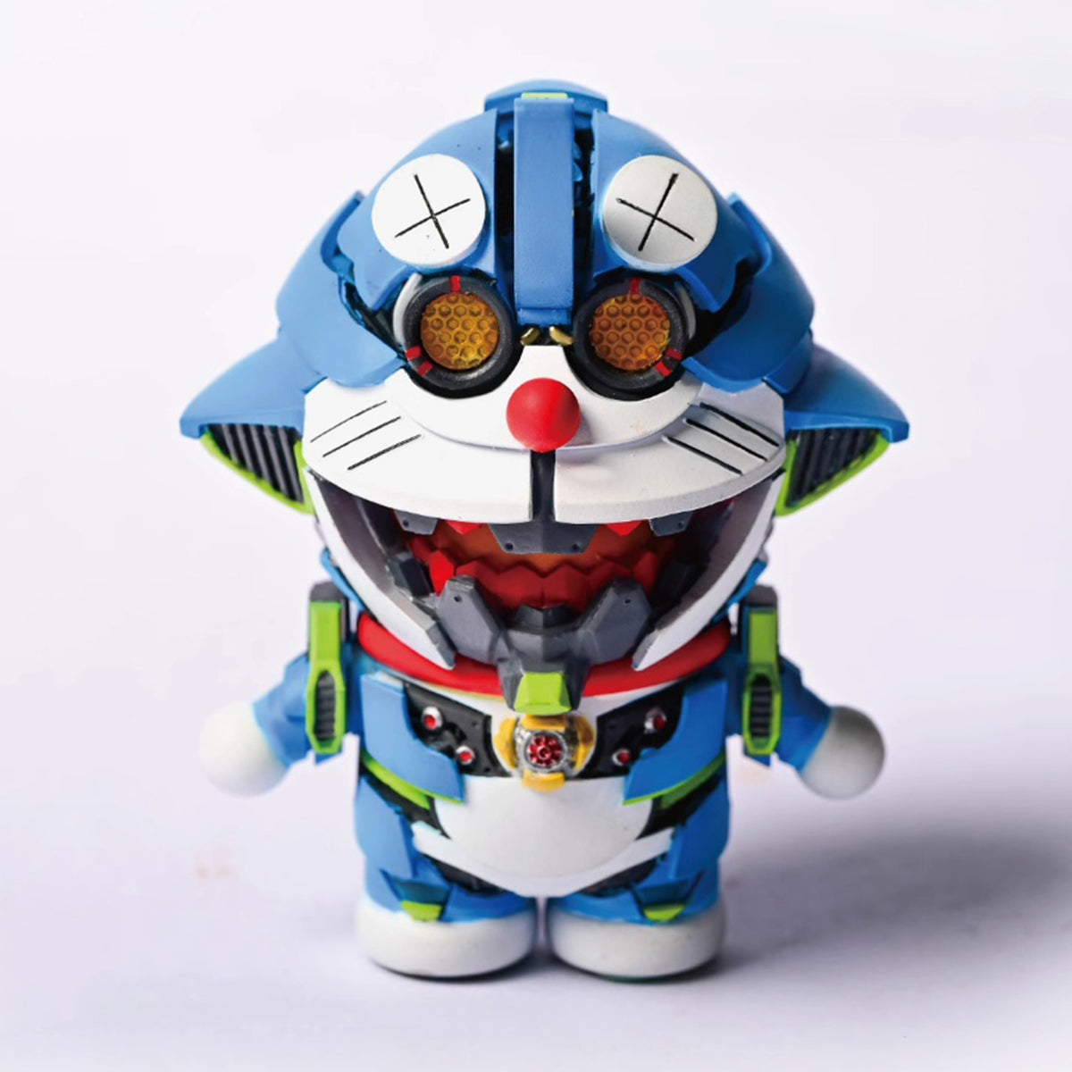 Bid Toys, Block Cat 3D Model Figure Character/Robot/Base Scene, Art Figurine