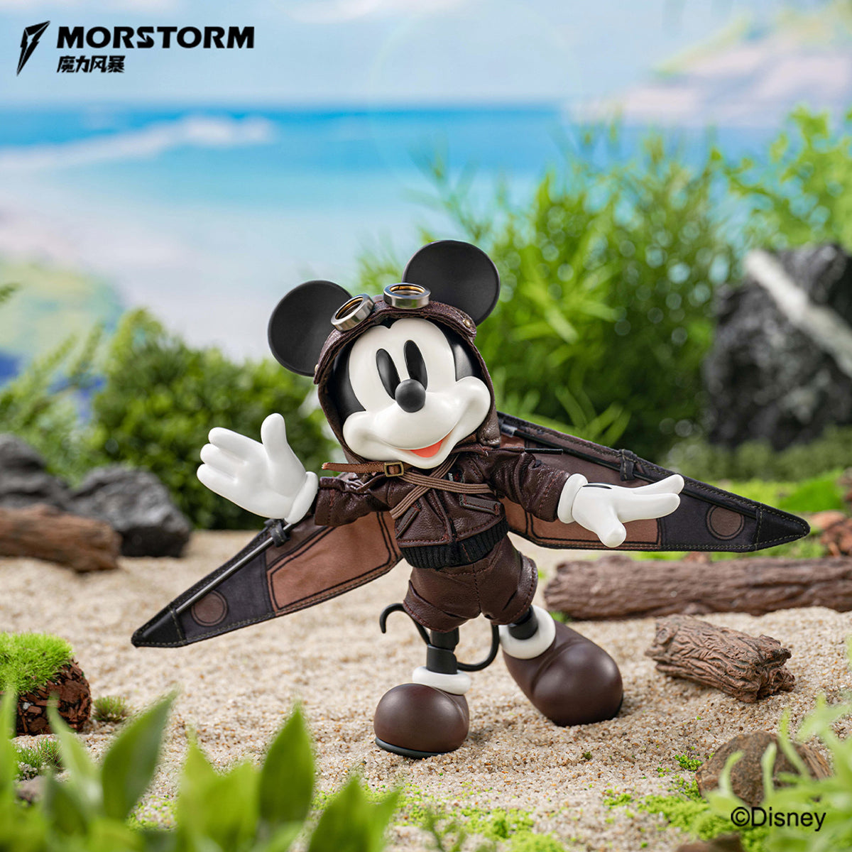 MORSTORM Articulated Action Figure Series Pilot Flying Dream Mickey Mouse & Goofy & Donald Duck Action Figure