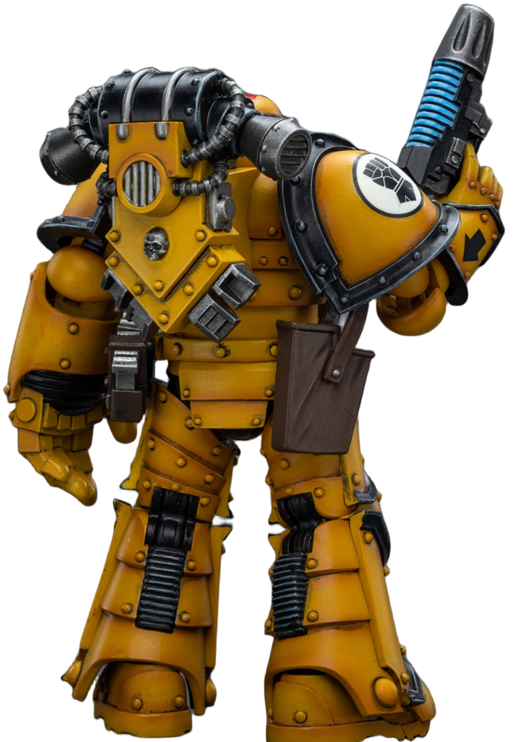 Figurine de collection JoyToy 40K : Imperial Fists Legion MkIII Tactical Squad Sergent avec Power Fist, échelle 1:18, figurines d'action JT9060