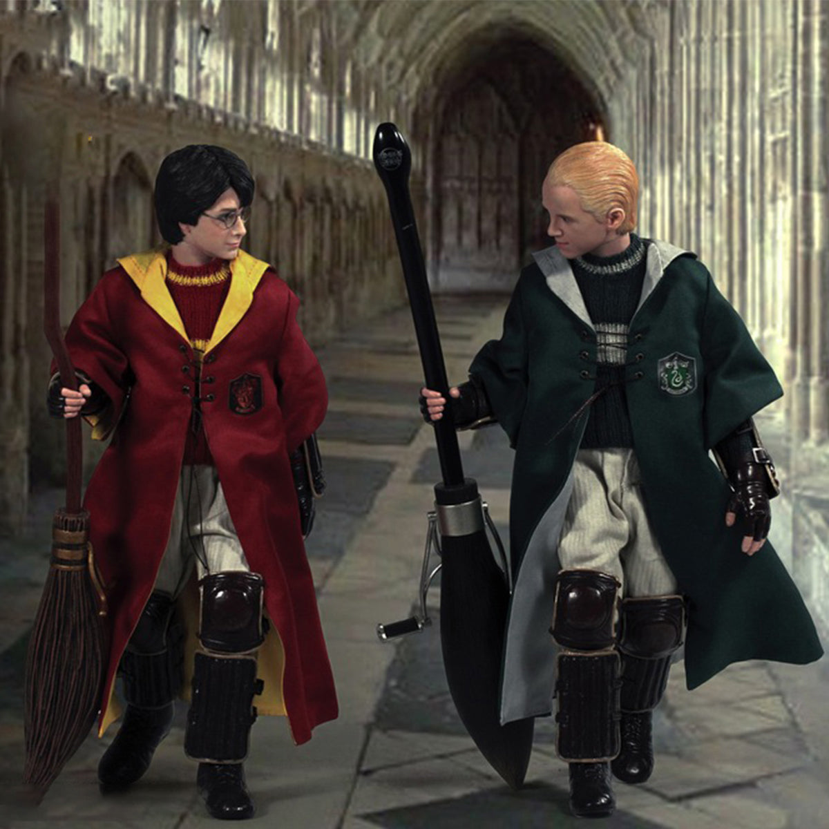 STAR ACE Toys Harry Potter 2nd: Harry & Draco Quiditchi Edition 2-Pcs Set Action Figure