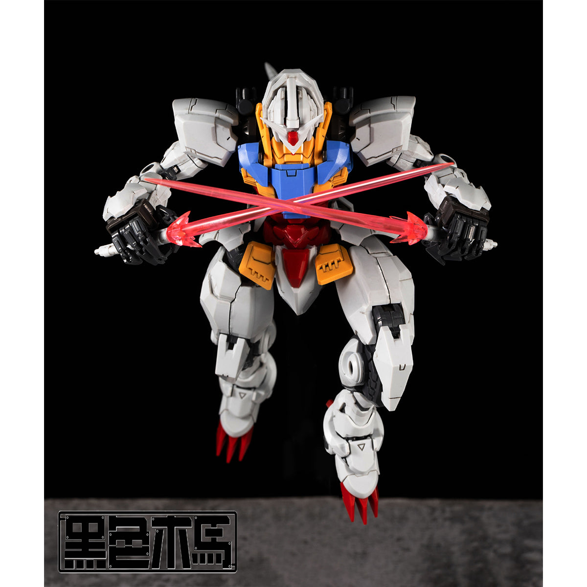 Black Trojan, Beast Machine Steel Cable Double Antenna Style., 1/100 Scale Model Kits Assembly