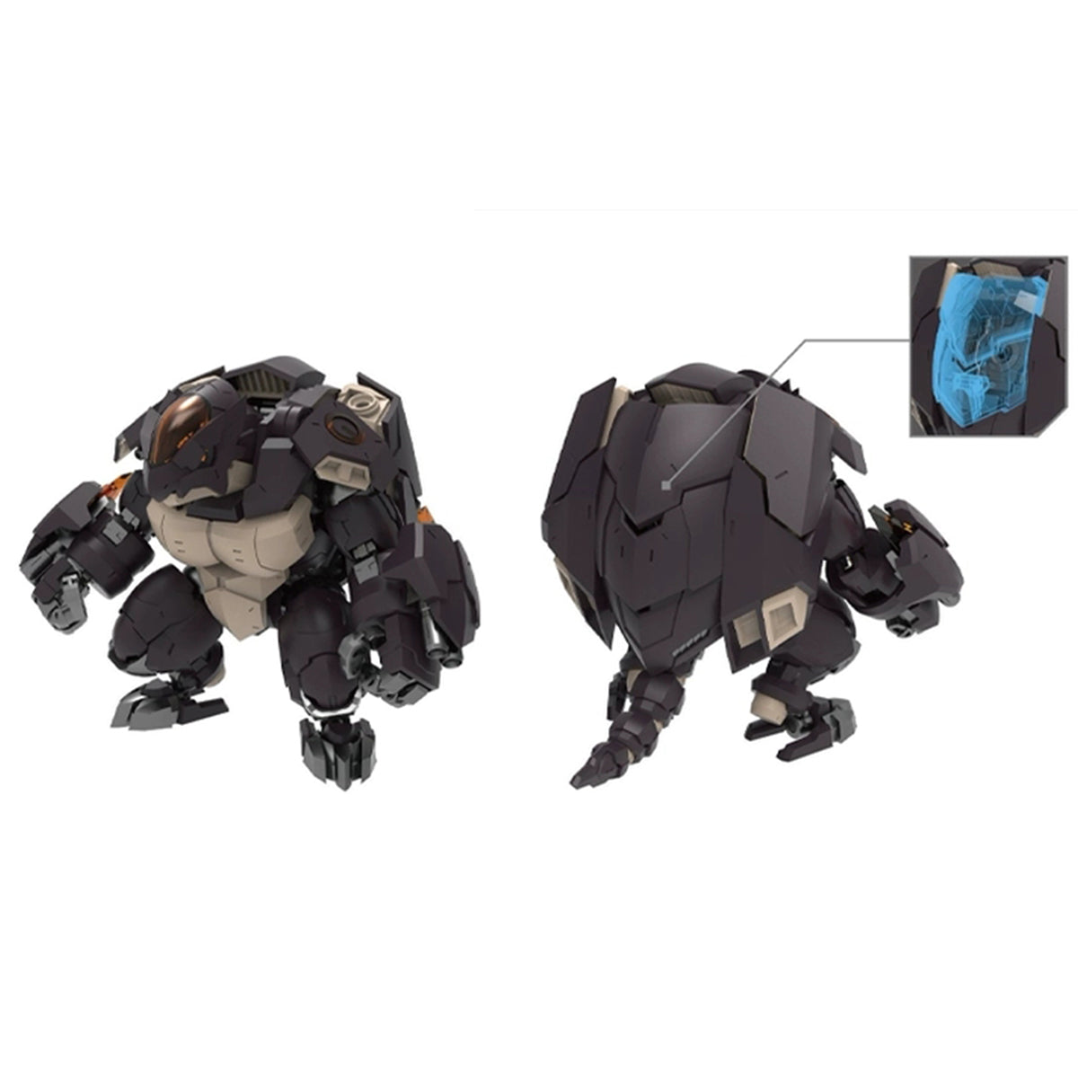 KEMO 1/24 Puppet Armor Squad Hunter Squad - Ground Armor Assembly Model Kits