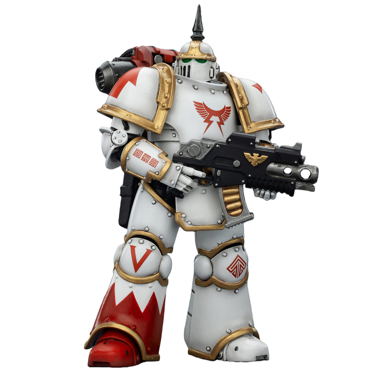JOYTOY Warhammer 40,000 White Scars MKVI & MKIll Tactical Legionary 1/18 Scale Action Figure