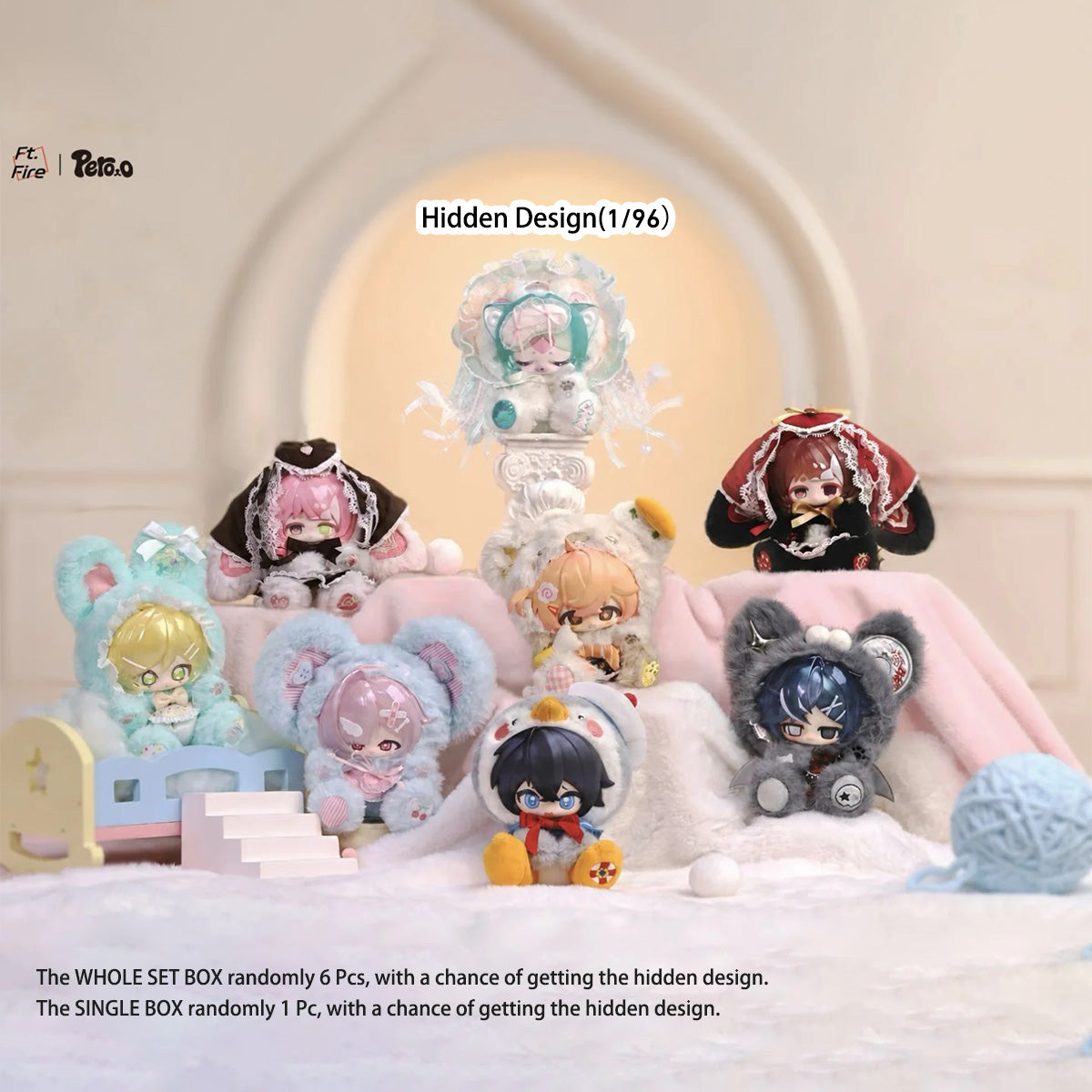 FT.FIRE Peroo Role Club Series Cute Plush Blind Box
