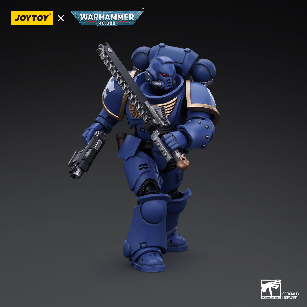 (Only Shipped to the US) JOYTOY Warhammer 40,000 1/18 Space Marines Ultramarines Outriders Brother Catonus JT2825 Action Figure Collection Model Gift