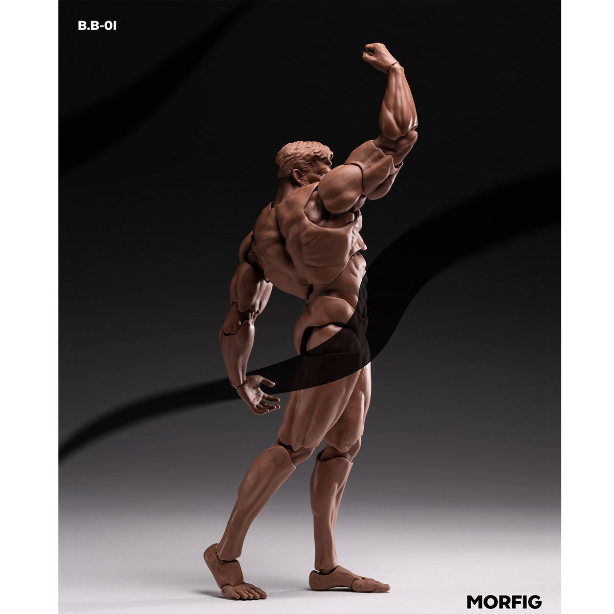 MORFIG Muscular Male Articulated Joints B.B-01 1/12 Scale Action Figure Body