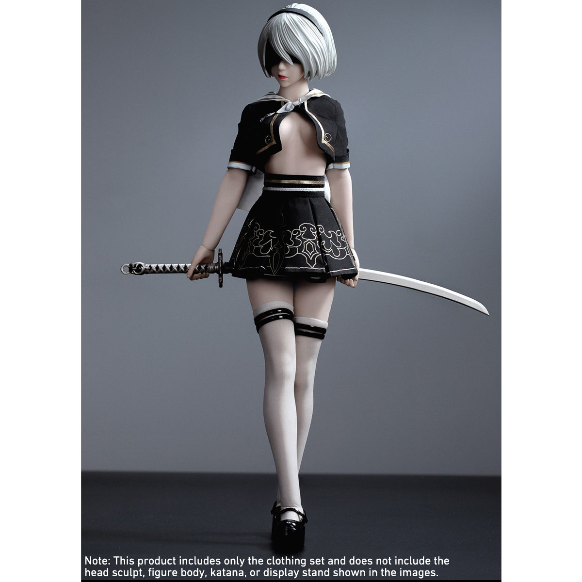 ACPLAY 1/6 Android Seductive JK Costume Set Doll Clothes Accessory for 12-inches Figure