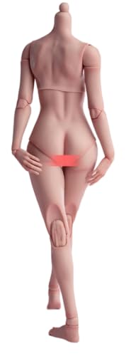 Worldbox 1:6 Scale Female Action Figure Body -Tall and Plump Body Shape, White Skin AT203P