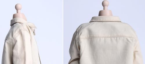Ropa para muñeca a escala 1/6: Camisa de manga larga para figura de acción coleccionable de 12 pulgadas