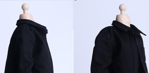 Ropa para muñeca a escala 1/6: Camisa de manga larga para figura de acción coleccionable de 12 pulgadas