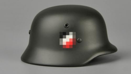 Accesorio de figura de acción a escala 1/6: Casco WH Metal M35 en miniatura coleccionable