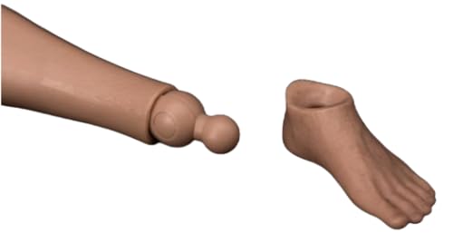 Figura de acción masculina a escala 1:6 de WorldBox