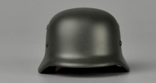 Accesorio de figura de acción a escala 1/6: Casco WH Metal M35 en miniatura coleccionable