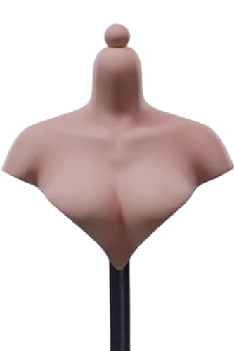 YMTOYS - Figura de cuerpo completo femenino a escala 1:6 para esculturas de cabeza, piel clara