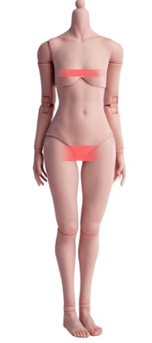 Worldbox 1:6 Scale Female Action Figure Body -Tall and Plump Body Shape, White Skin AT203P