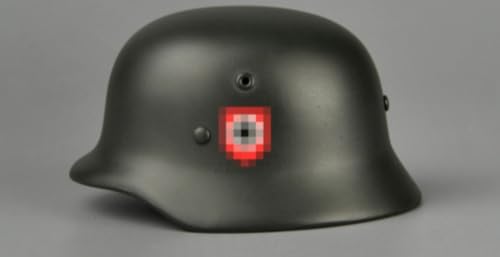 Accesorio de figura de acción a escala 1/6: Casco WH Metal M35 en miniatura coleccionable