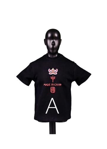 Ropa para muñeco masculino a escala 1/6: Ropa multicolor estilo chino chic para muñeco masculino, figura de acción coleccionable de 12 pulgadas SA004 (A)