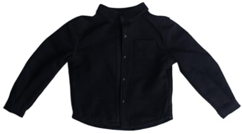 Ropa para muñeca a escala 1/6: Camisa de manga larga para figura de acción coleccionable de 12 pulgadas