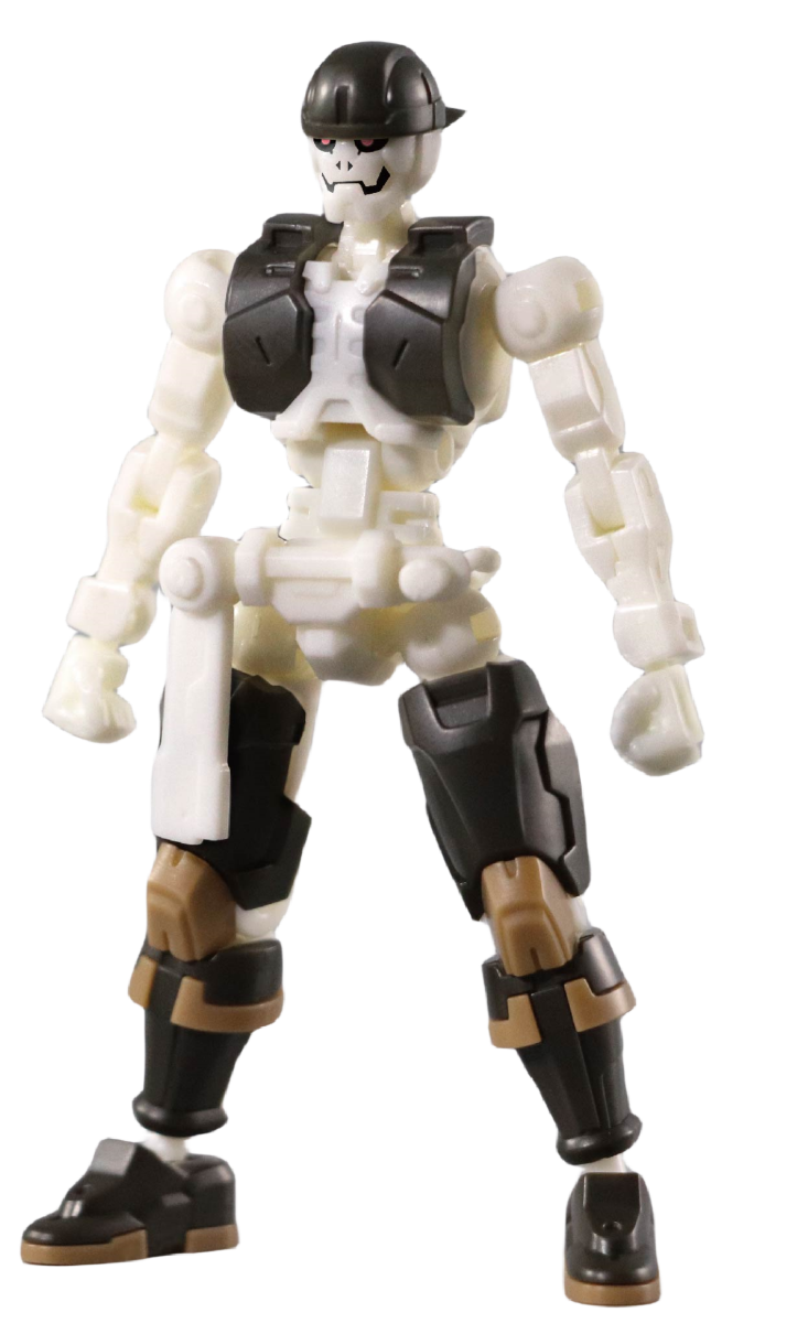 Kits de modelos de plástico KEMO FIFTYSEVEN: Títere de Armoreo - Figuras de acción coleccionables a escala 1:24 del Capitán Pirata MR.J (MR.J)