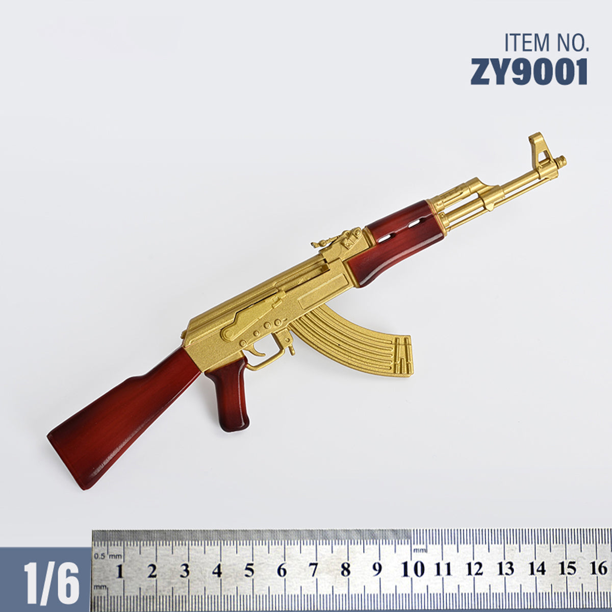 ZYTOYS, AK47 Assault Rifle/P90 WWII Gun Rifle Weapon Gun Model Doll Accessory for 12-inches Action Figurine
