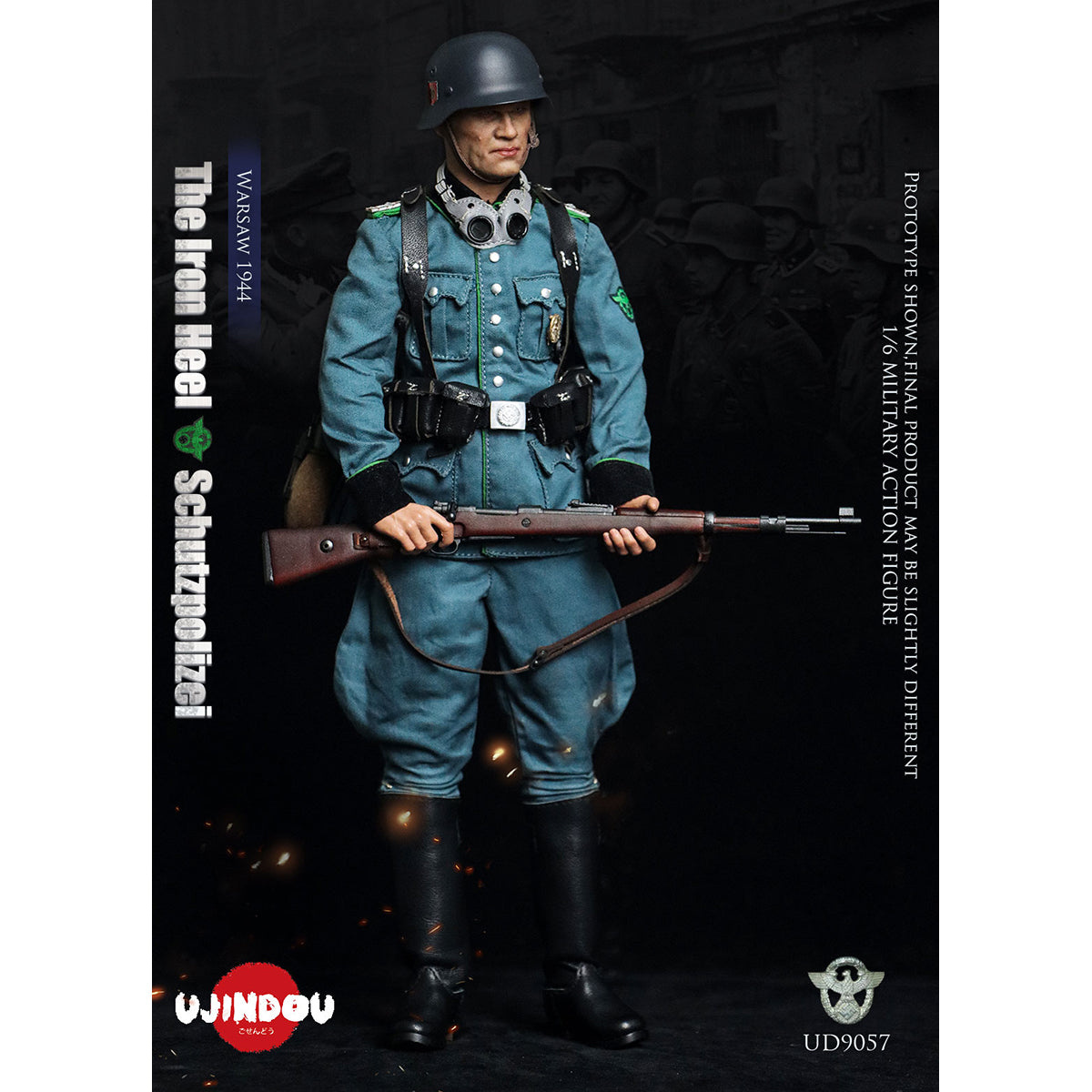 UJINDOU UD9057 The Iron Heel-WWII German Schutzpolizei Warsaw 1944 1/6 Scale Action Figure