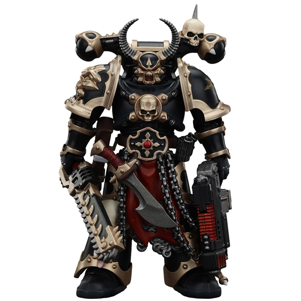 JOYTOY Warhammer 40K 1/18 Chaos Space Marines Black Legion Chosen with Combi-melta and chainsword JT00980 Action Figures