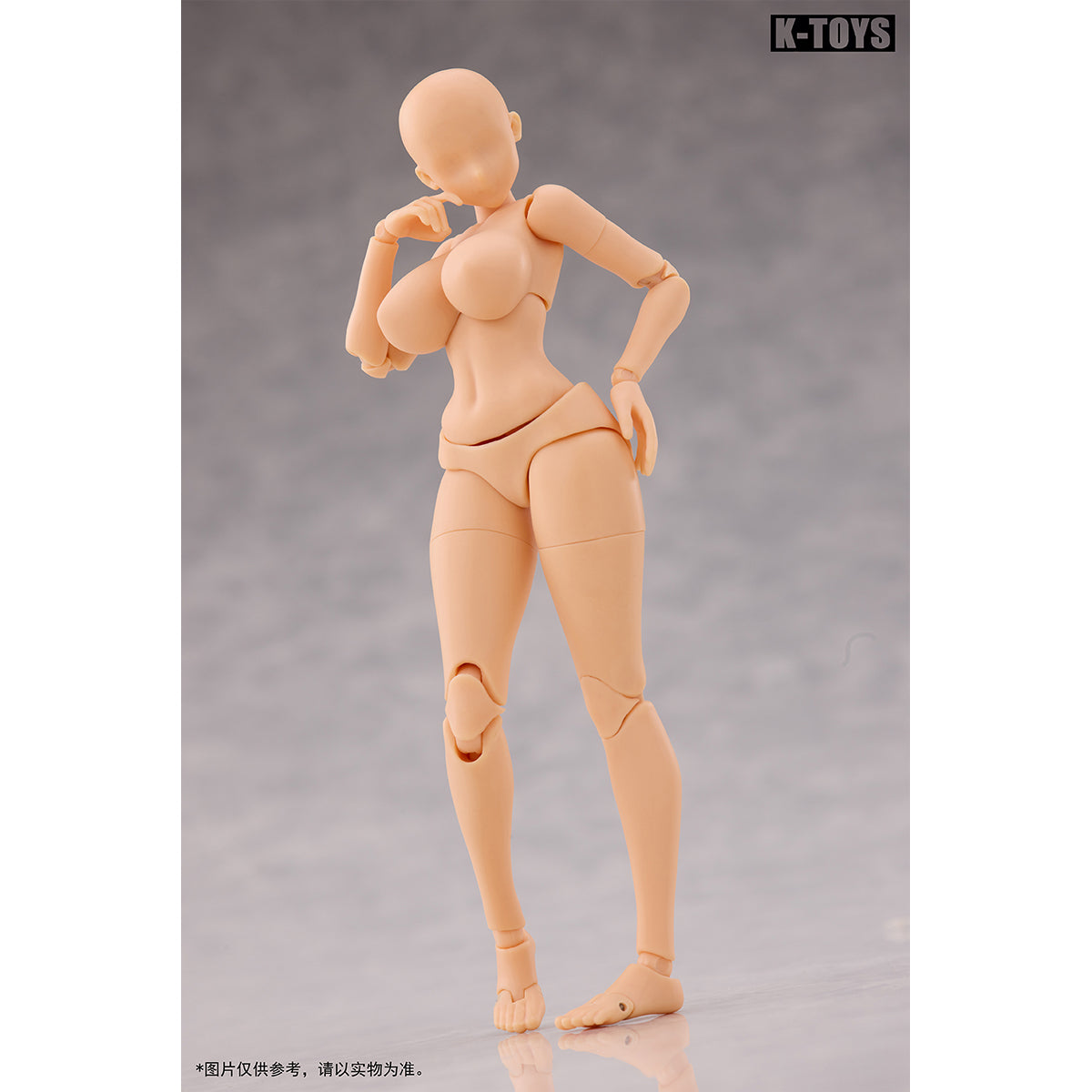 K-Toys Articulated joints Female Anime Type Large Bust 1/12 Scale Action Figure Body