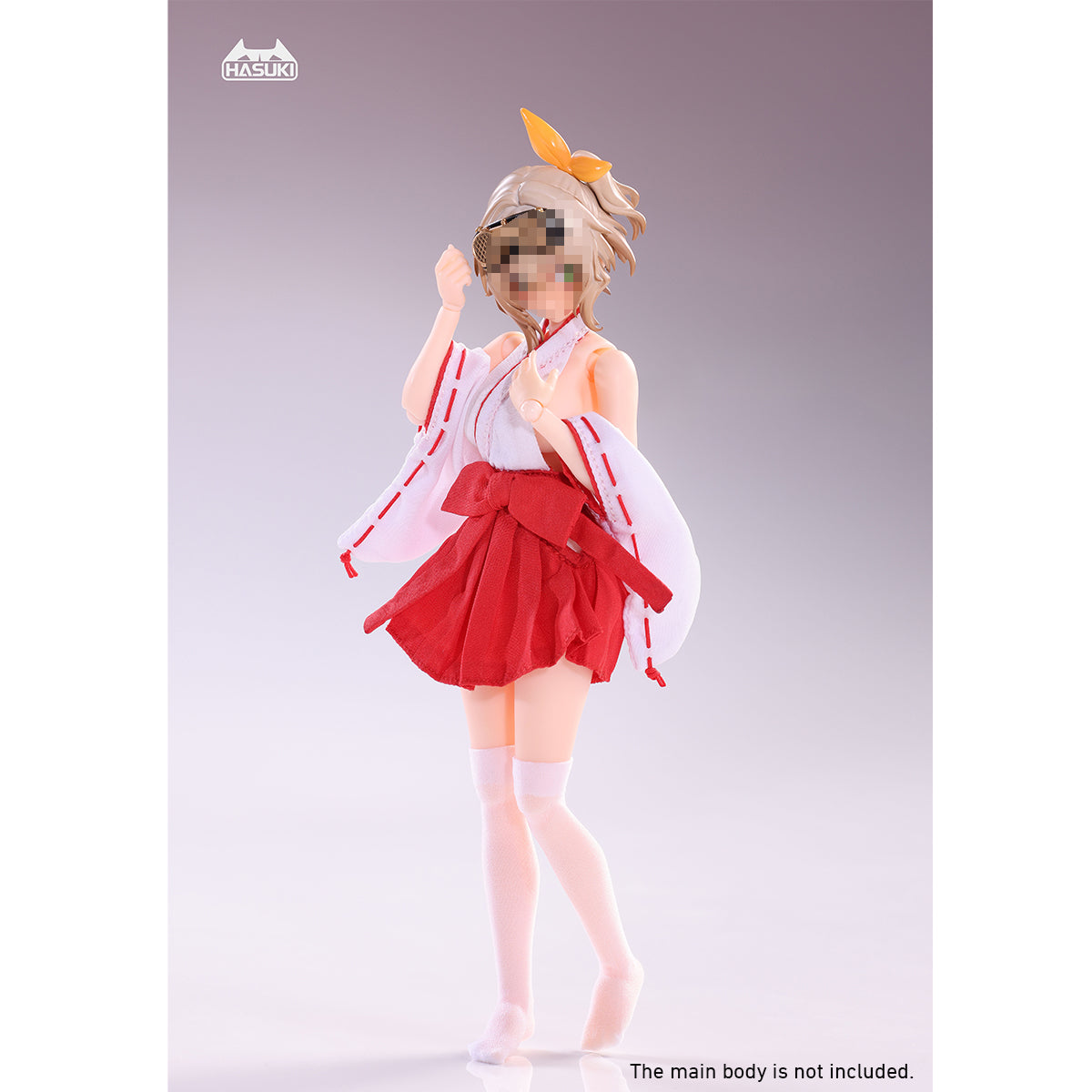 HASUKI Miko Outfit CS019 Doll Clothes Accessory 1/12 Scale Fit Action Figure