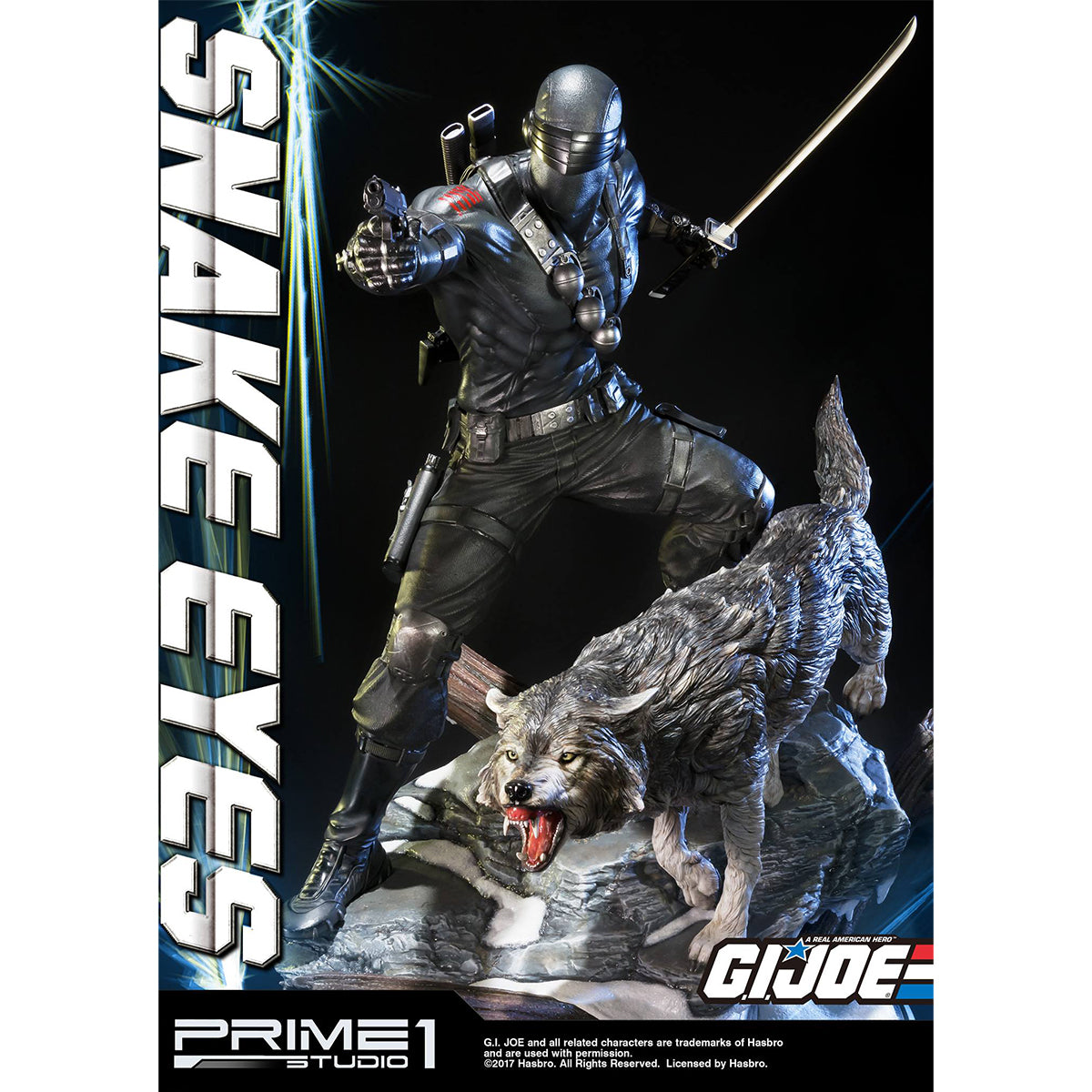 Prime 1 Studio 26-Inch G.I. Joe Snake Eyes Regular Version Art Statue