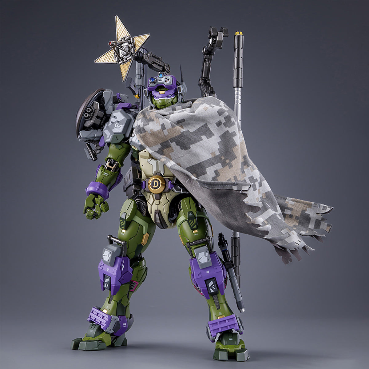 (Only Shipped to the US) HEATBOYS Mecha Alloy Armor TMNT Donatello HB0015 Action Figure