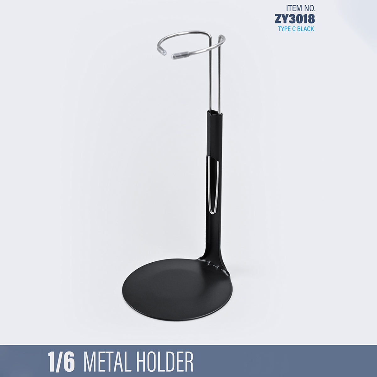 ZYTOYS, Type Y/Type U/Waist C Type Metal Display Stand Platform Props, Doll Accessory for 12-inches Figure