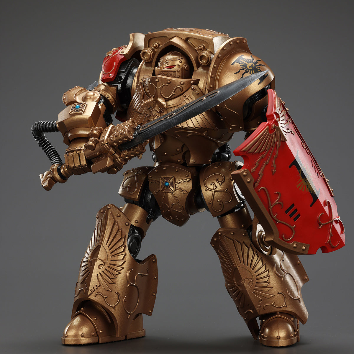 (Only Shipped to the US) JOYTOY 1/18 Legio Custodes Contemptor-Galatus Dreadnought JT00805 Action Figures
