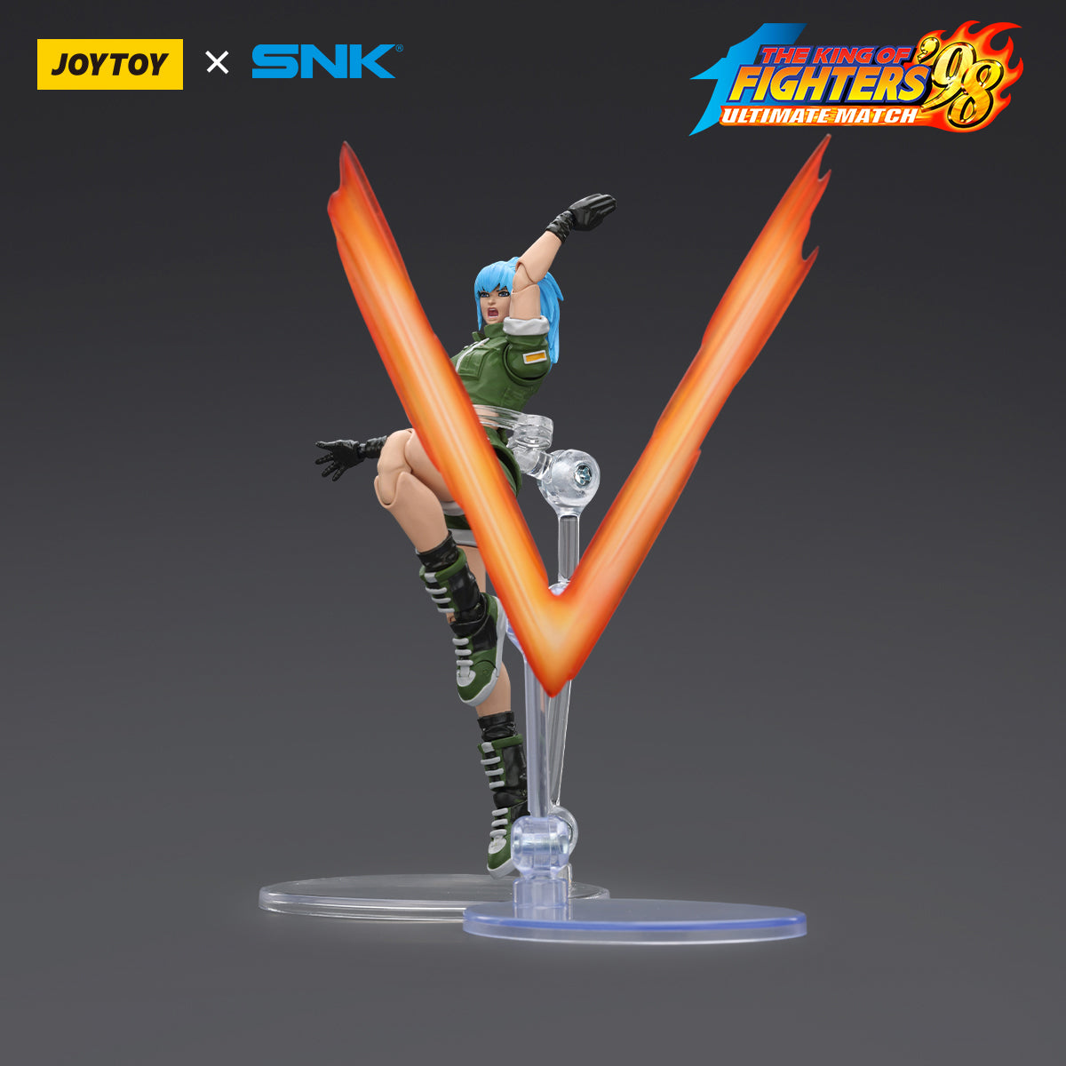 (Only Shipped to the US) JOYTOY SNK 1/18 KOF'98UM Ikari Warriors Team Leona Heidern JT01703 Action Figures