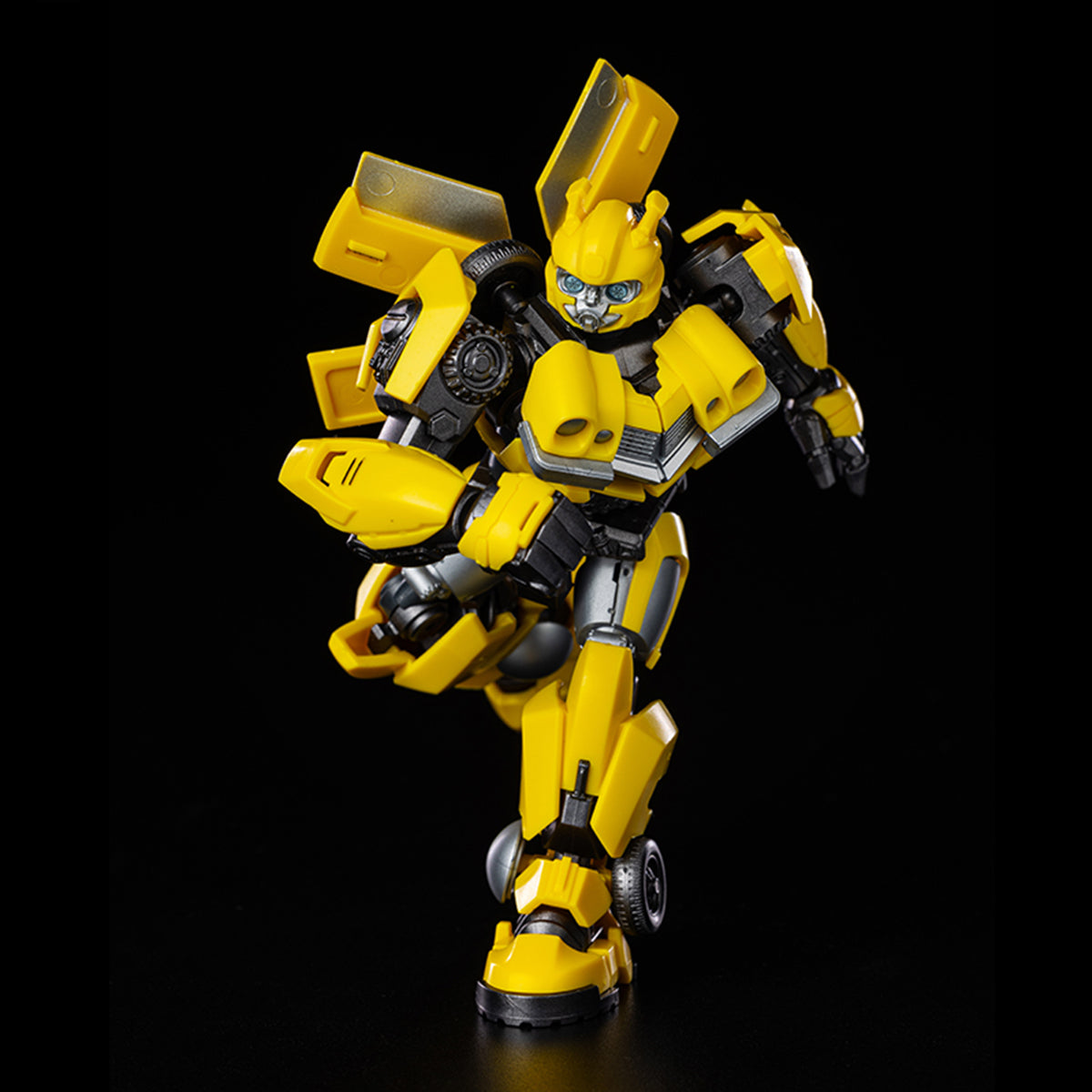 Kits de modelos de ensamblaje de Blokees: Transformers Classis Class - Bumblebee, estilo Mecha Musume, miniatura de 10 cm de altura