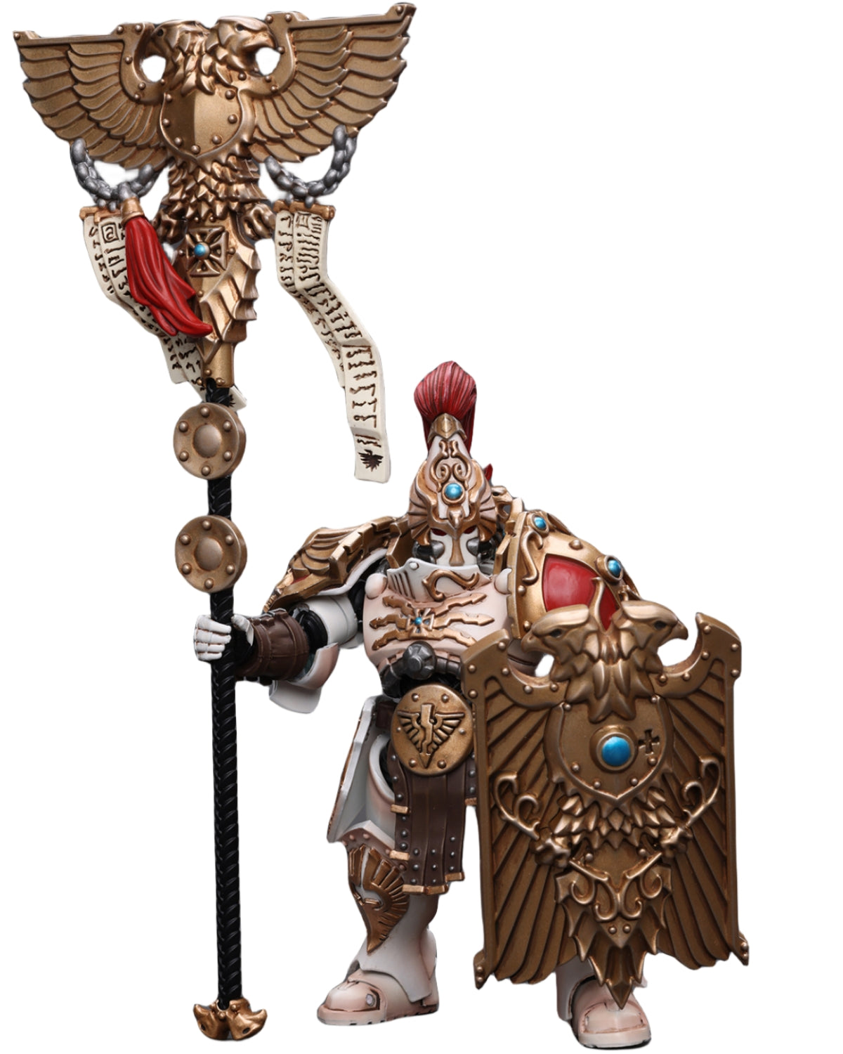JoyToy 40K : Figurines d'action de la montre solaire Adeptus Custodes Vexilus Praeto