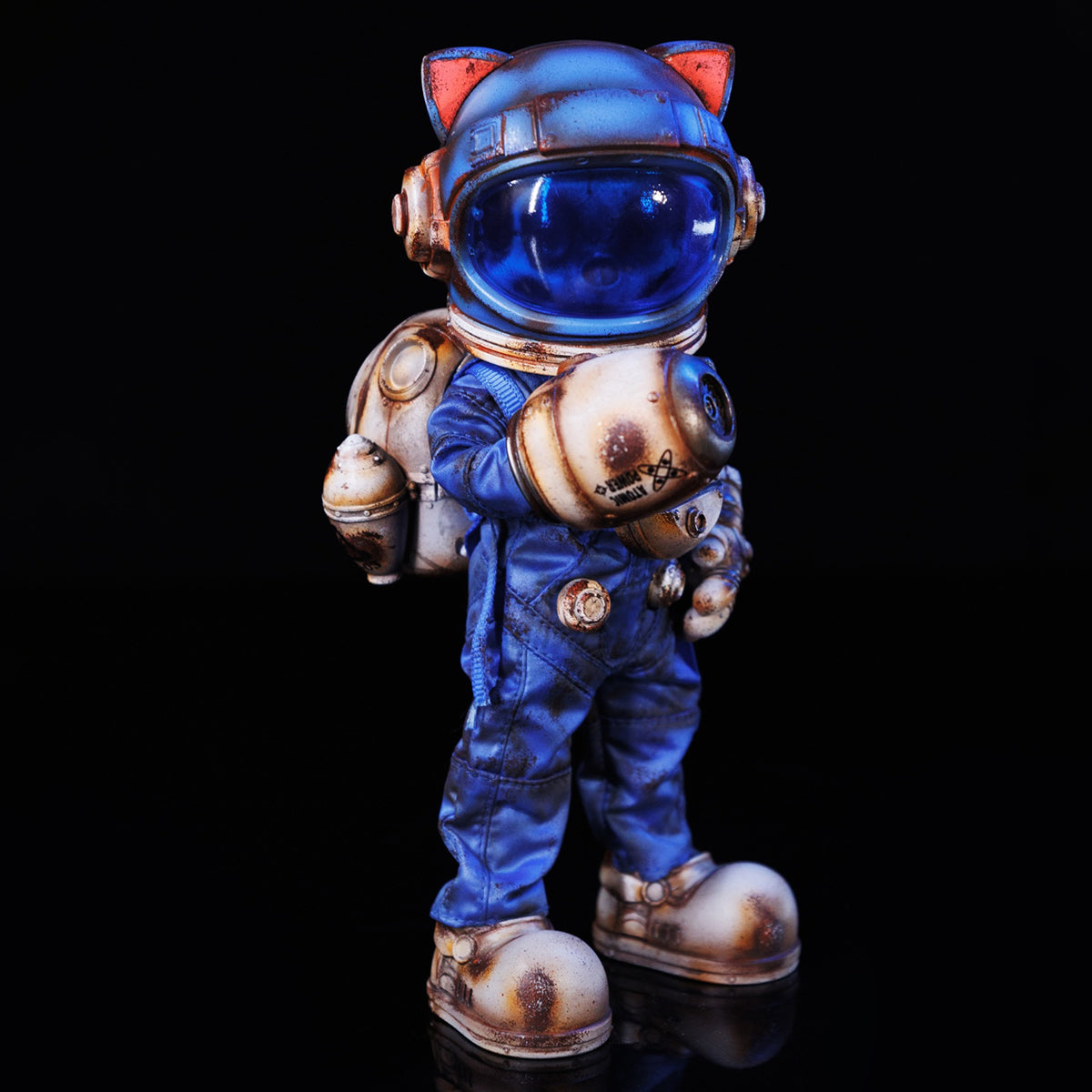 WeArtDoing Time Warrior Series Wasteland: Space Mouse Thunder Fighter-Blue Action Figure