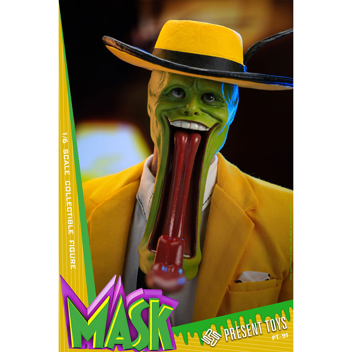 PRESENT TOYS Masked Man in Yellow Tailcoat Action Figures