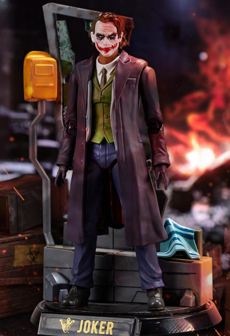 Coffret complet Fondjoy : Heath Ledger, Joker Deluxe Edition, figurine miniature à l'échelle 1:9