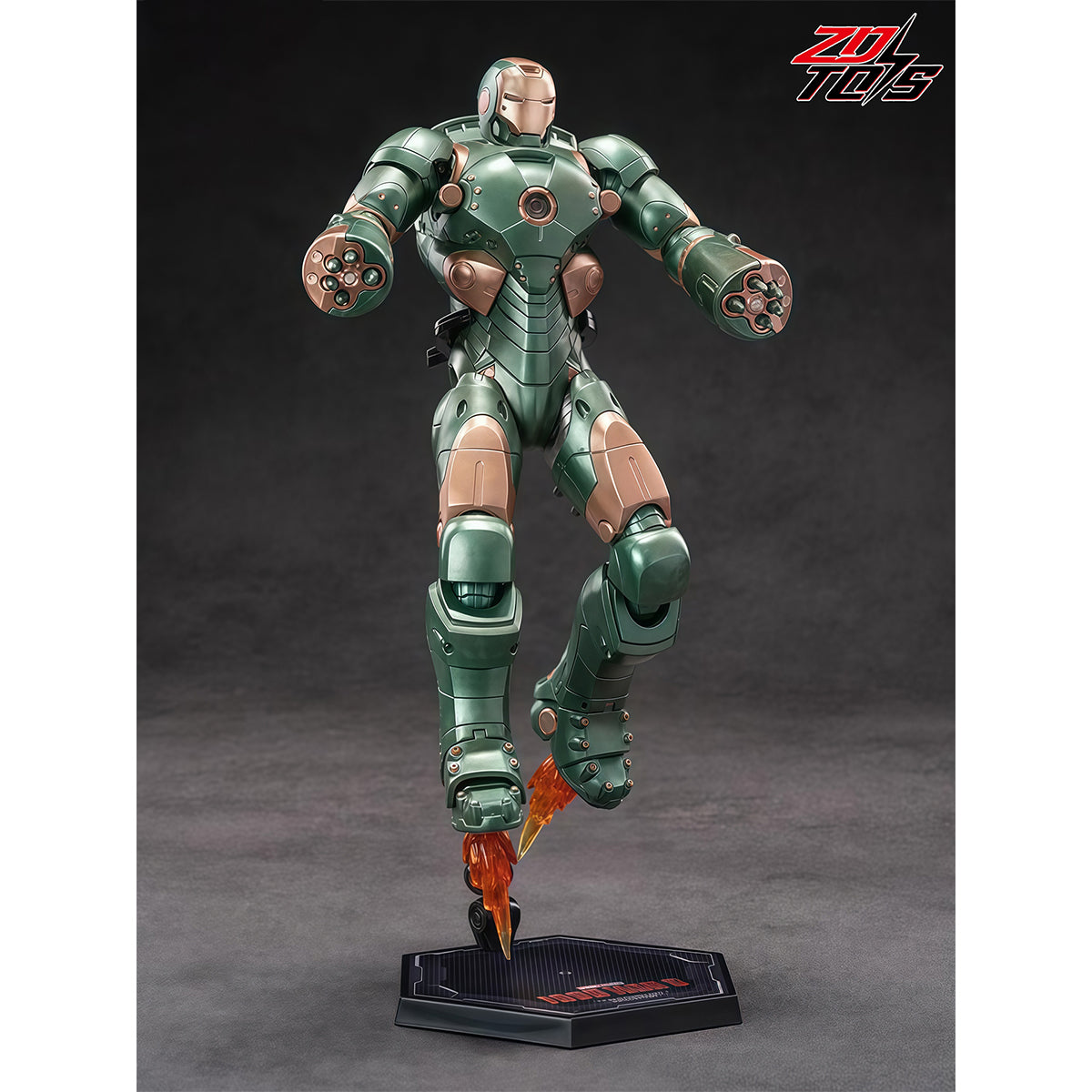 ZD Toys Iron Man Non-Light-Up Edition 1/10 Scale Action Figure
