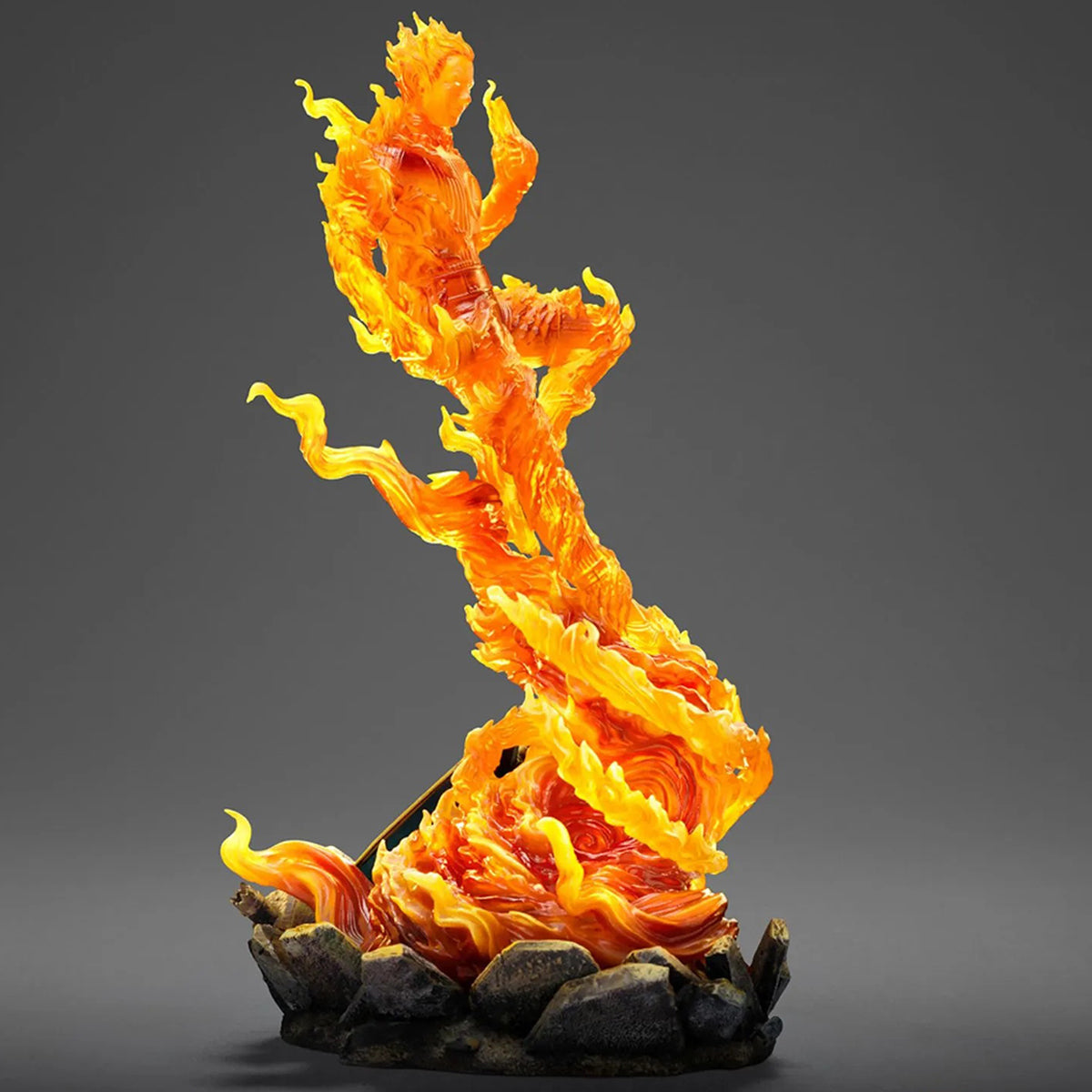 Iron Studios The Fantastic Four: First Steps - Mister Fantastic & Invisible Woman & Thing & Human Torch Art Statue