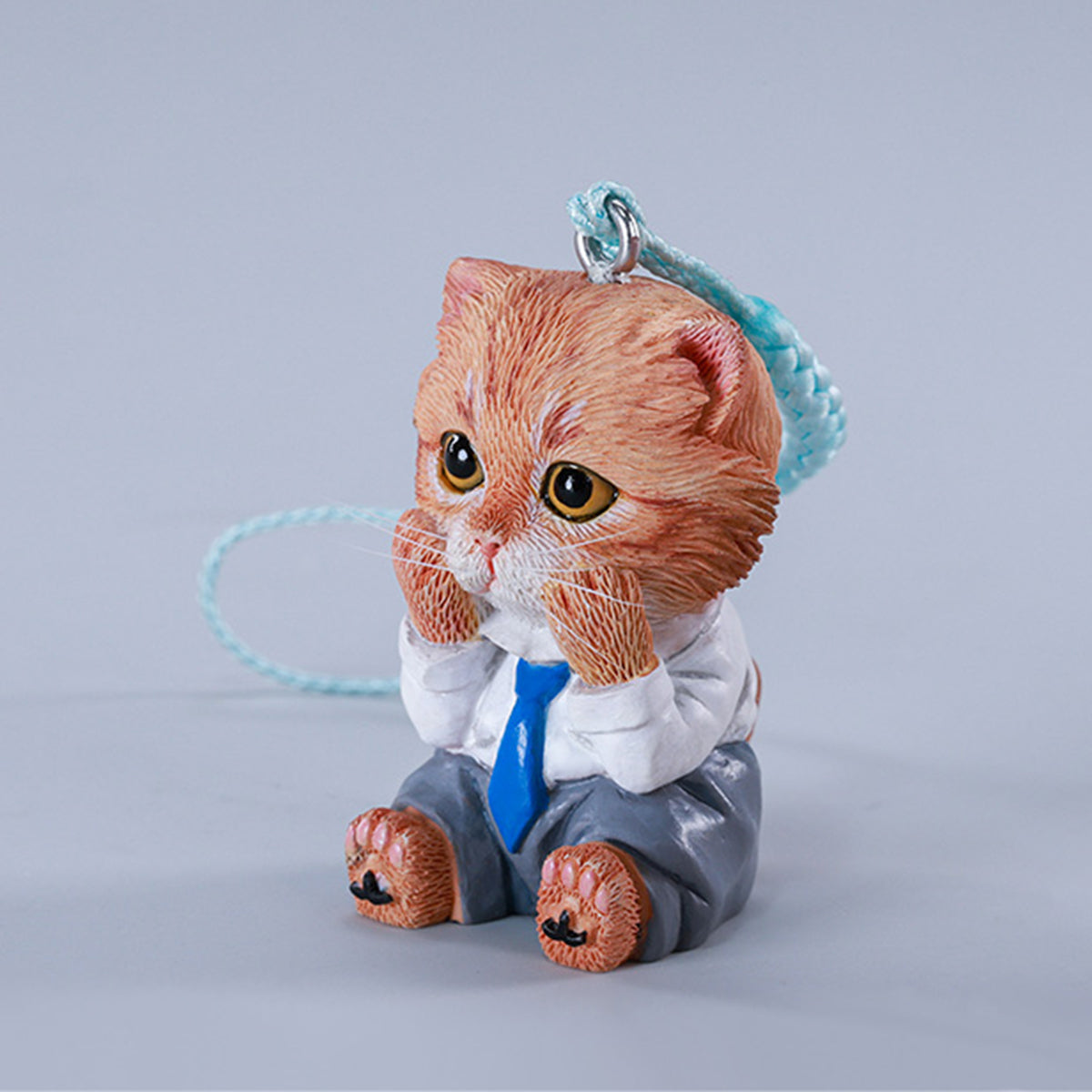 JXK&small, Drowsy Mew, Static Cat Animal Figurine