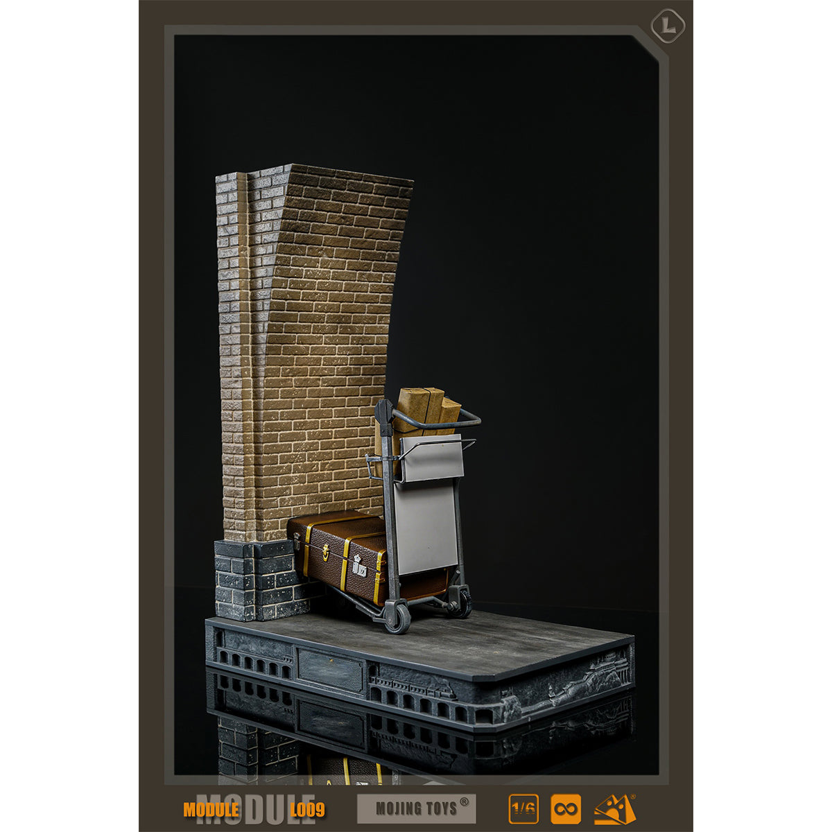 MOjingtoys Harry Potter Platform Diorama Base & School Entrance Costume Pack Diorama Scene Base Fit 1/6 Scale 12-inches Action Figure