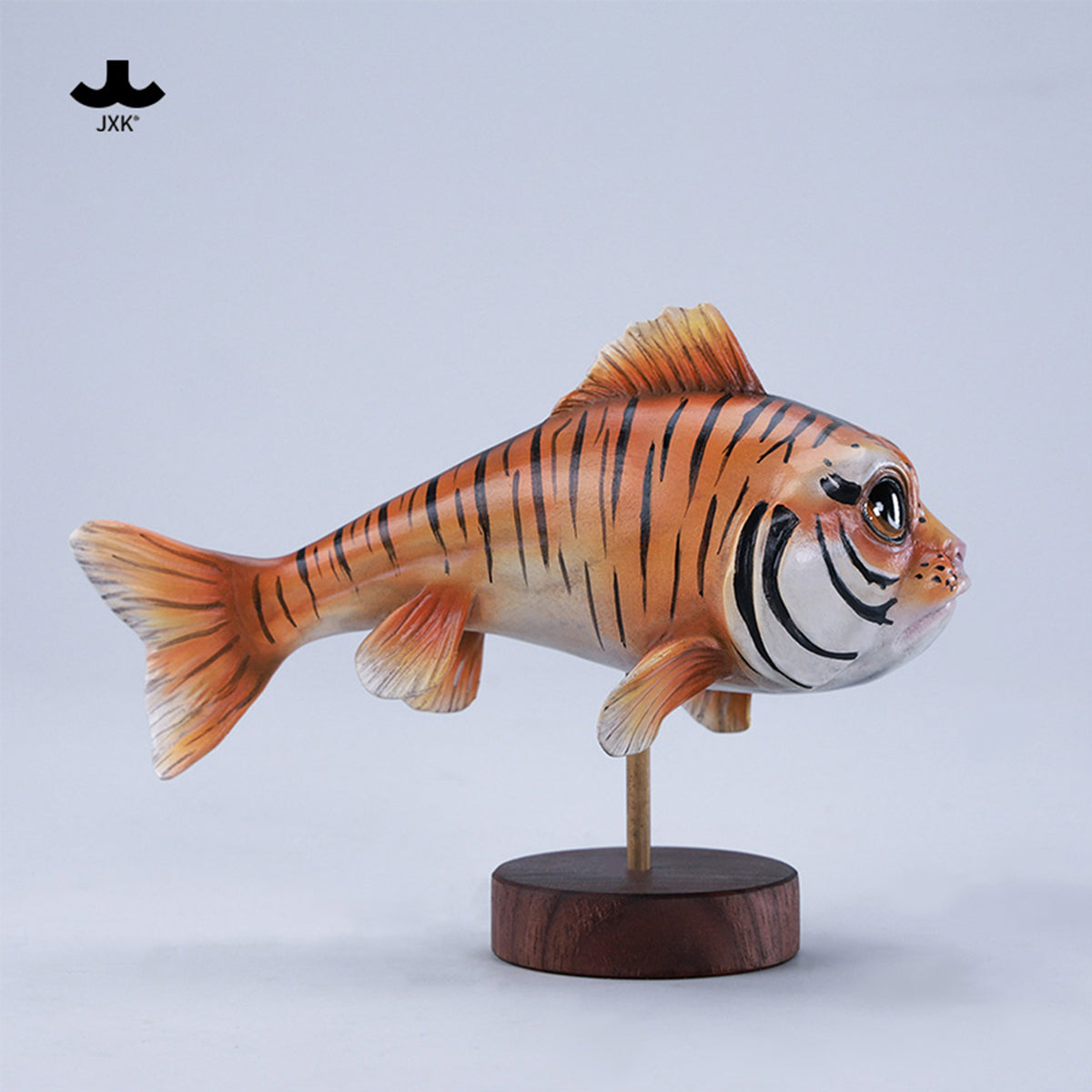 JXK Tiger-Growl Fish Static Expertly Hand-Painted Lifelike Animal Figurine