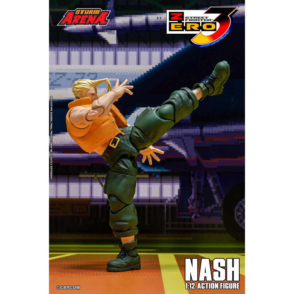 Storm Collectibles Street Fighter 3 Zero: NASH 1/12 Scale Action Figure