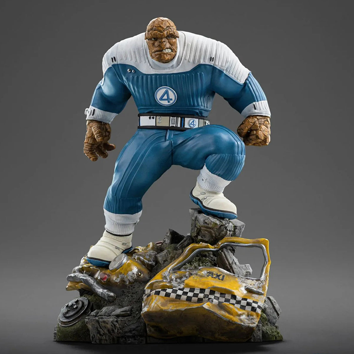 Iron Studios The Fantastic Four: First Steps - Mister Fantastic & Invisible Woman & Thing & Human Torch Art Statue